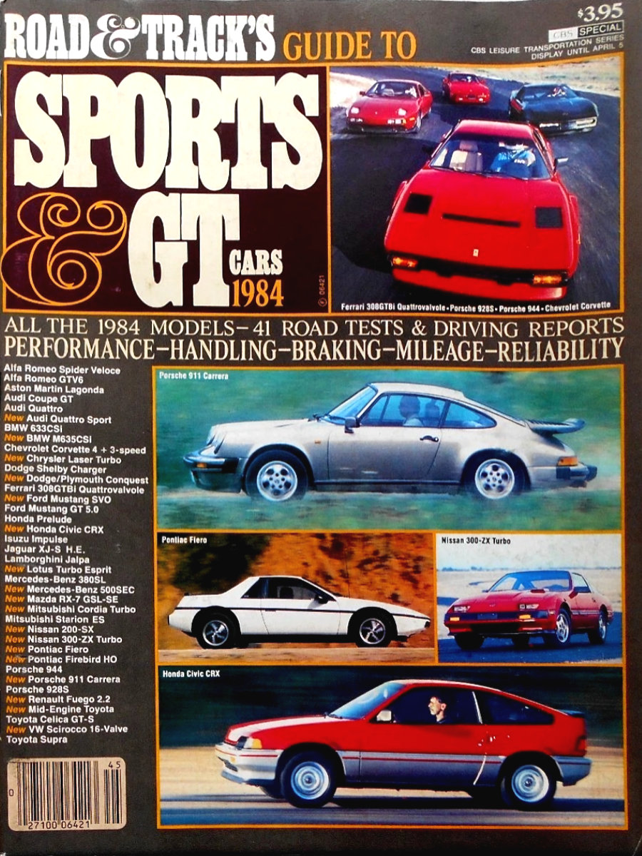 1984 Sports & GT Cars