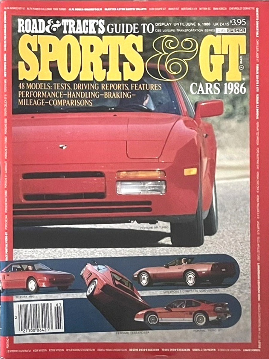 1986 Sports & GT Cars
