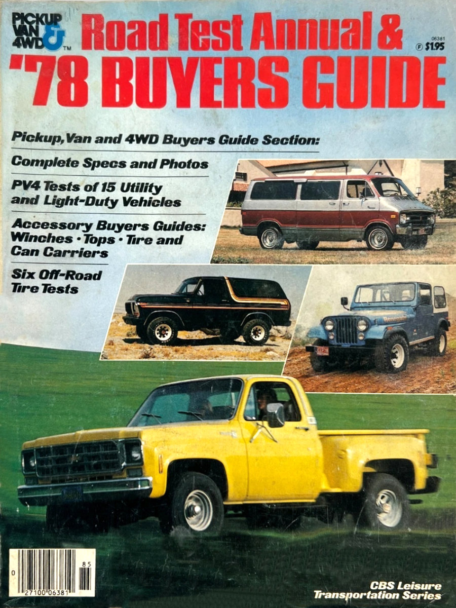 1978 Pickup Van & 4WD Buyers Guide