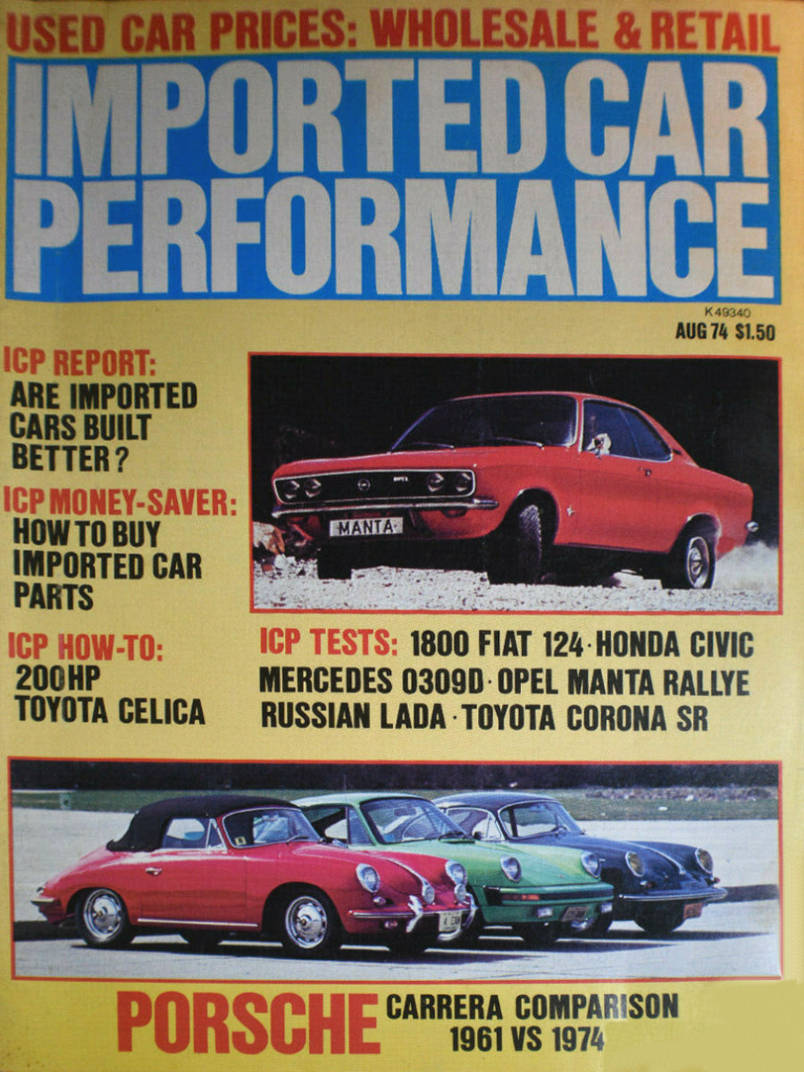 Imported Car Performance Aug August 1974