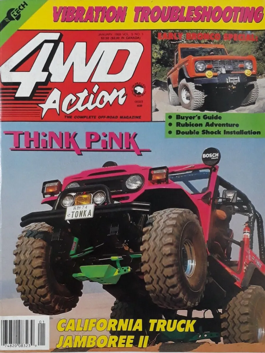 4WD Action Jan January 1989