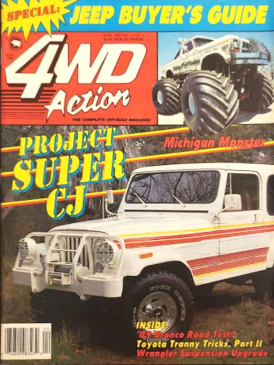 4WD Action Apr April 1989