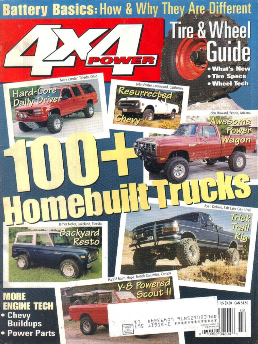 4X4 Power Feb February 1998