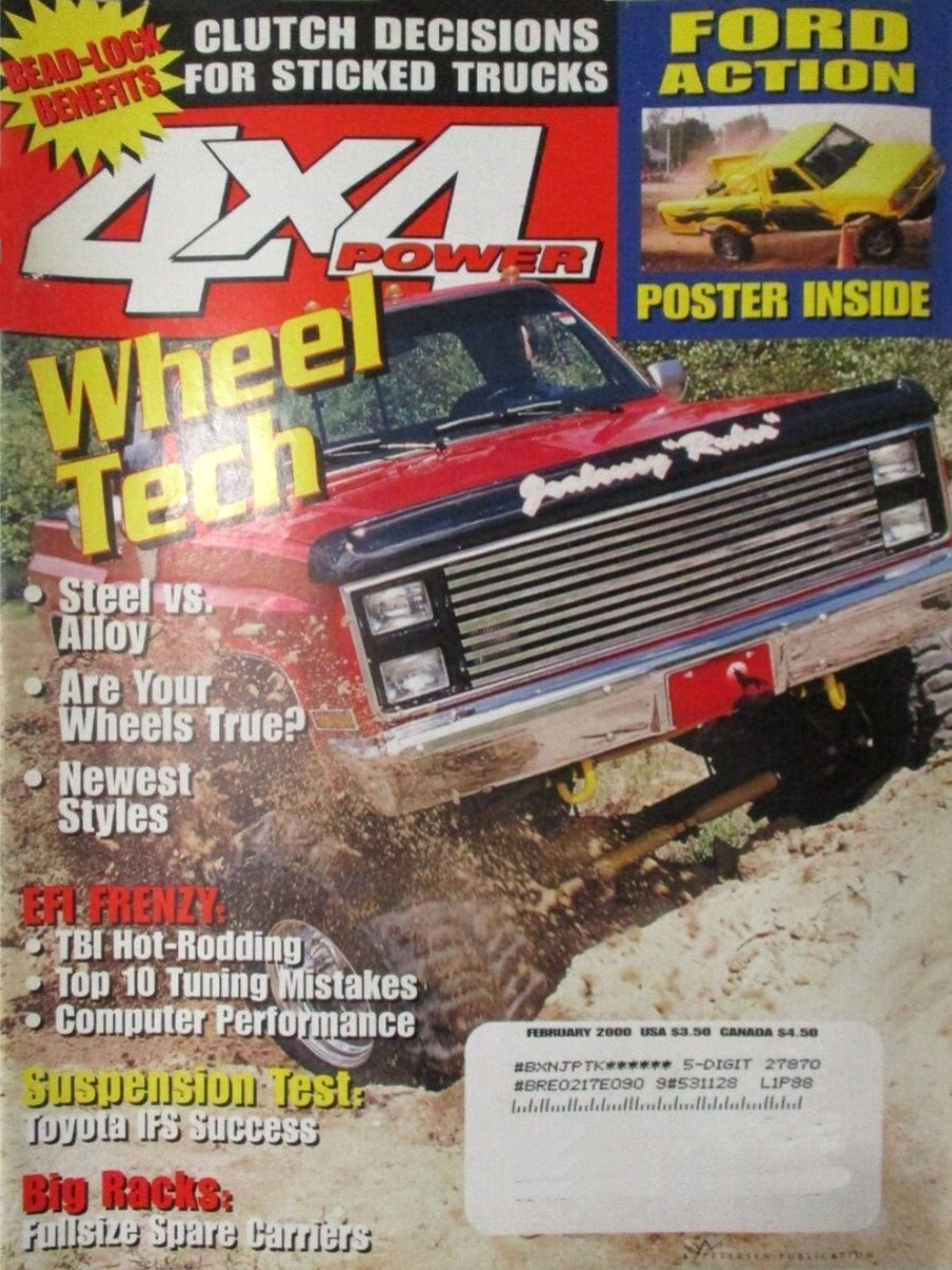 4X4 Power Feb February 2000