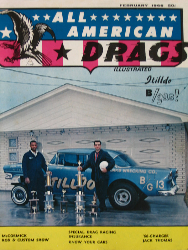 All American Drags Illustrated Feb February 1966