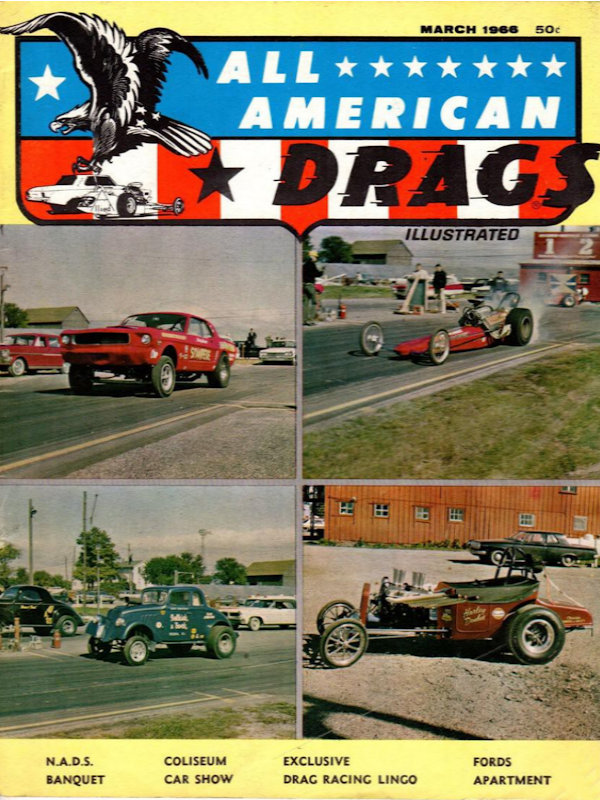 All American Drags Illustrated Mar March 1966