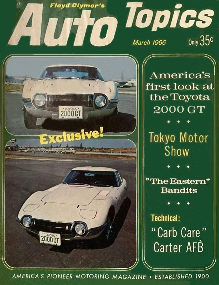 Auto Topics Mar March 1966