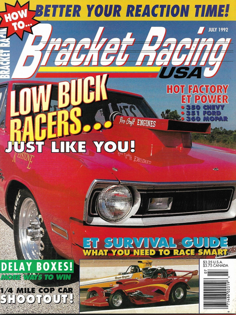 Bracket Racing USA Jul July 1992 