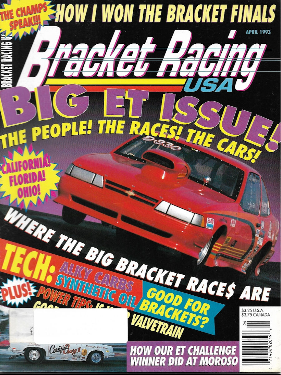 Bracket Racing USA Apr April 1993 