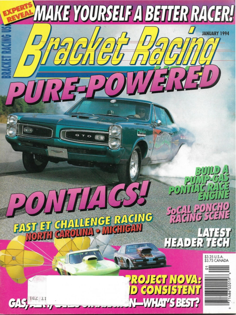 Bracket Racing USA Jan January 1994 