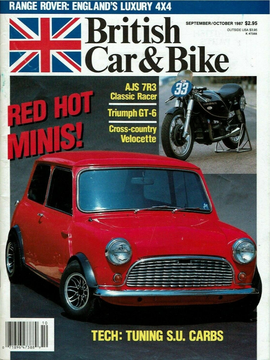 British Car Bike Sept September Oct October 1987