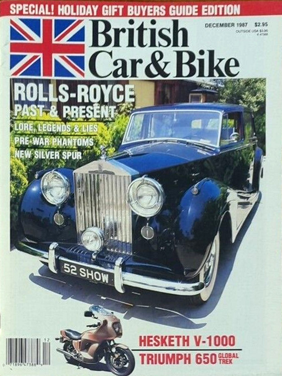 British Car Bike Dec December 1987