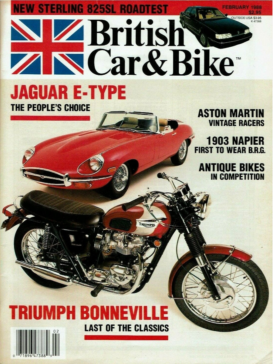 British Car Bike Feb February 1988