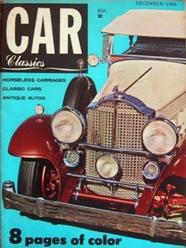 Car Classics Dec December 1966 