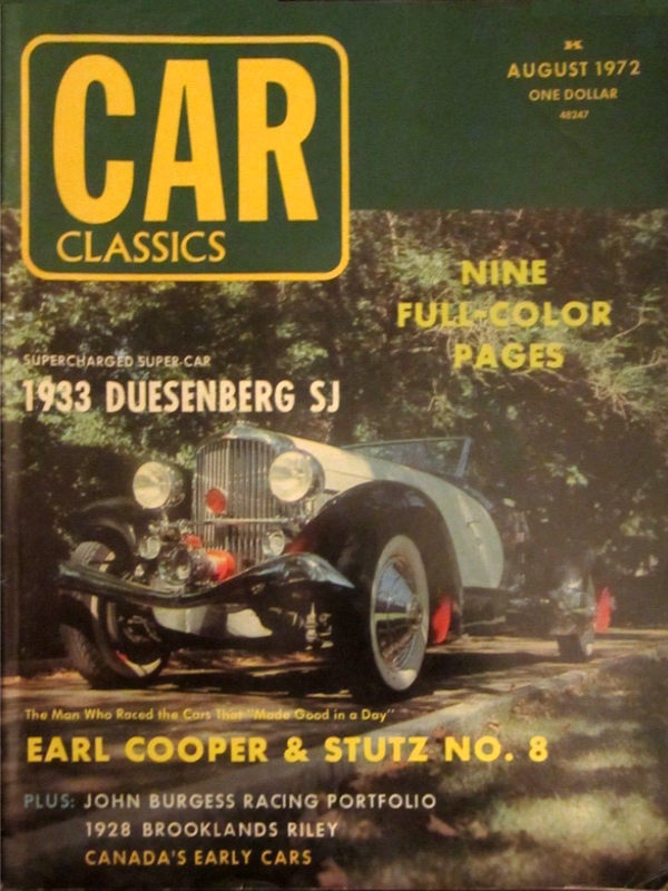 Car Classics Aug August 1972 
