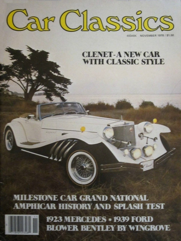 Car Classics Nov November 1978 
