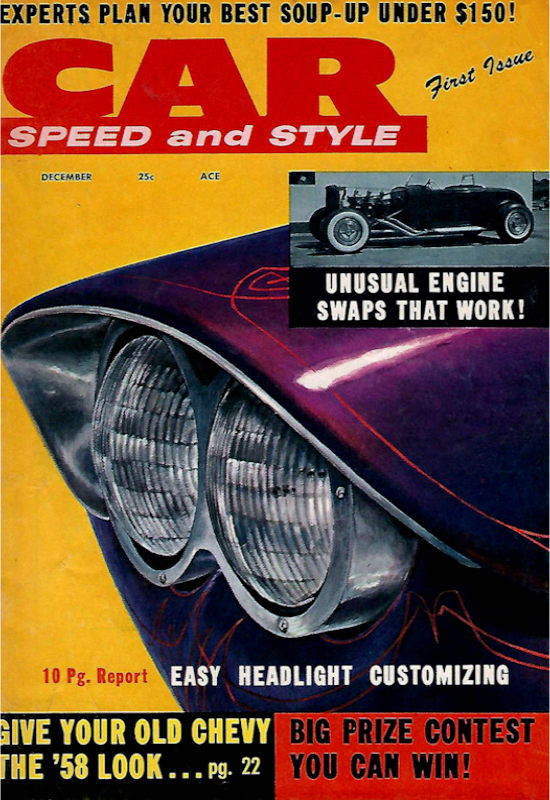 Car Speed and Style Dec December 1957 