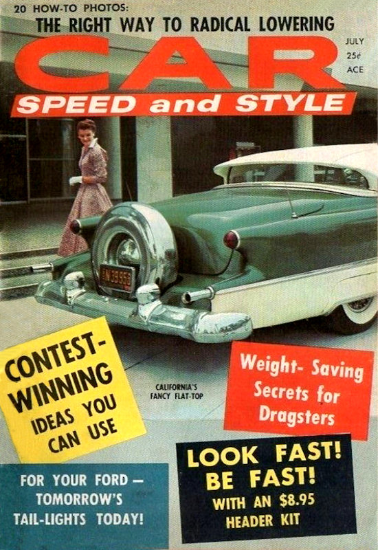 Car Speed and Style July 1958