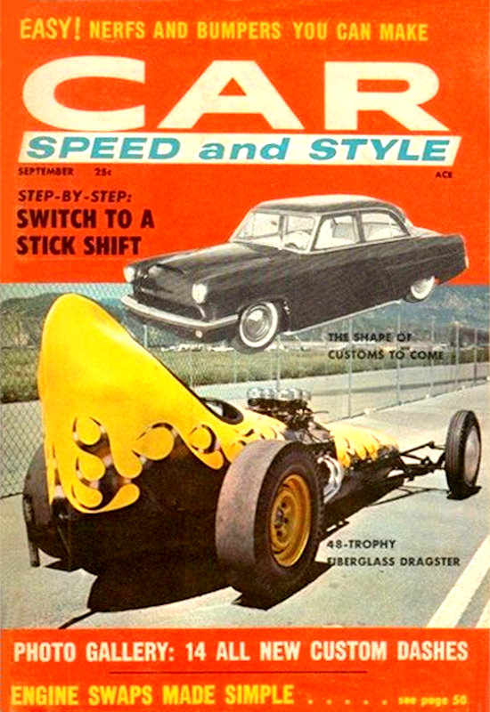 Car Speed and Style Sept September 1958