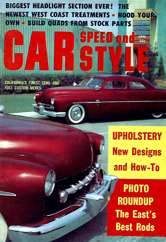 Car Speed and Style Jan January 1959 