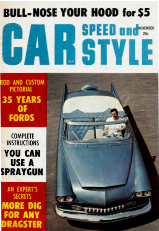 Car Speed and Style Nov November 1959 
