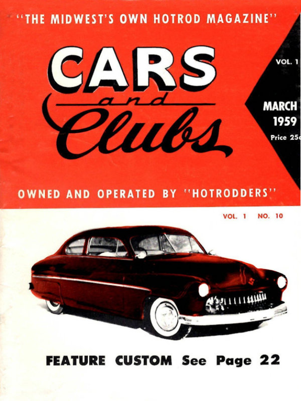 Cars and Clubs Mar March 1959 