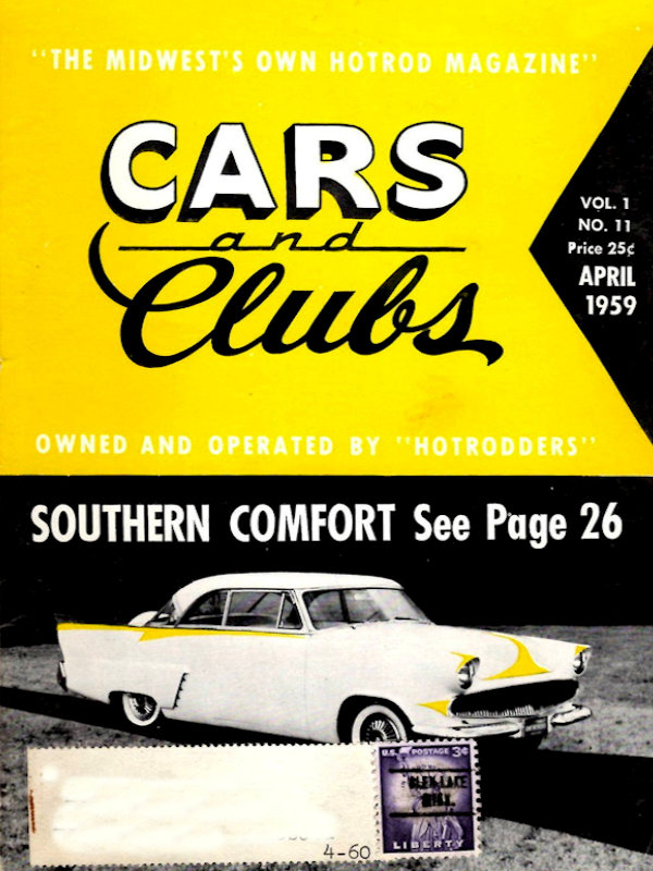 Cars and Clubs Apr April 1959 