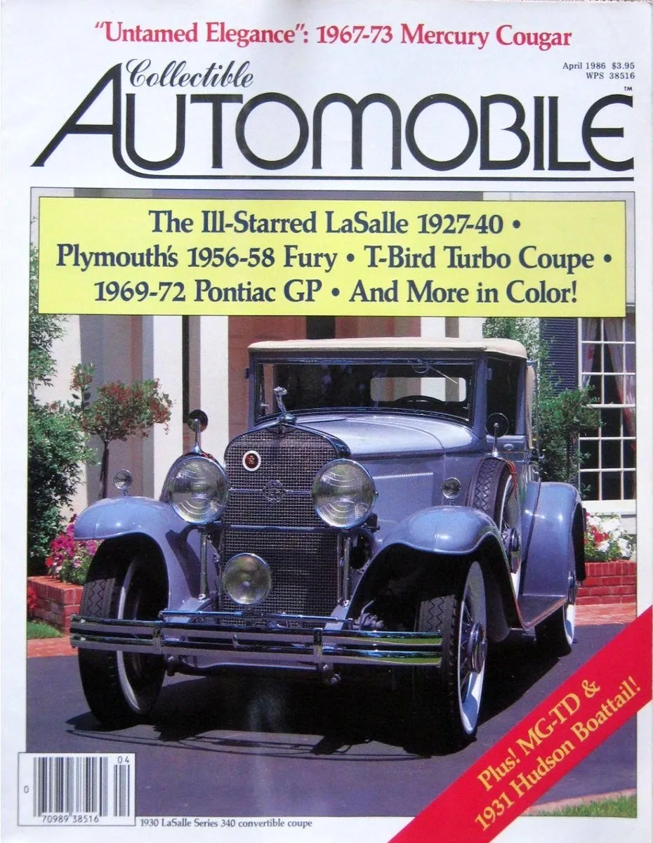 Collectible Automobile Apr April 1986