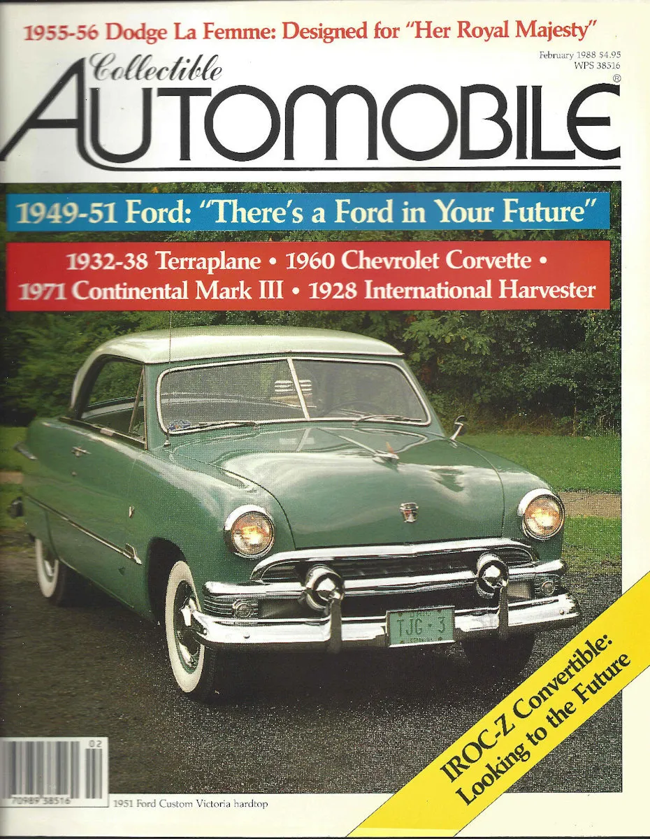 Collectible Automobile Feb February 1988