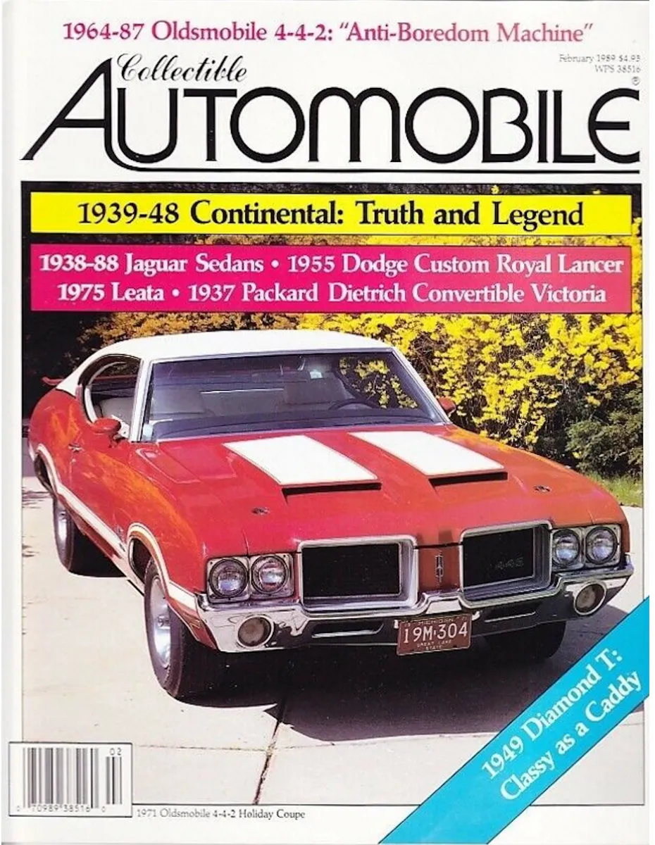 Collectible Automobile Feb February 1989