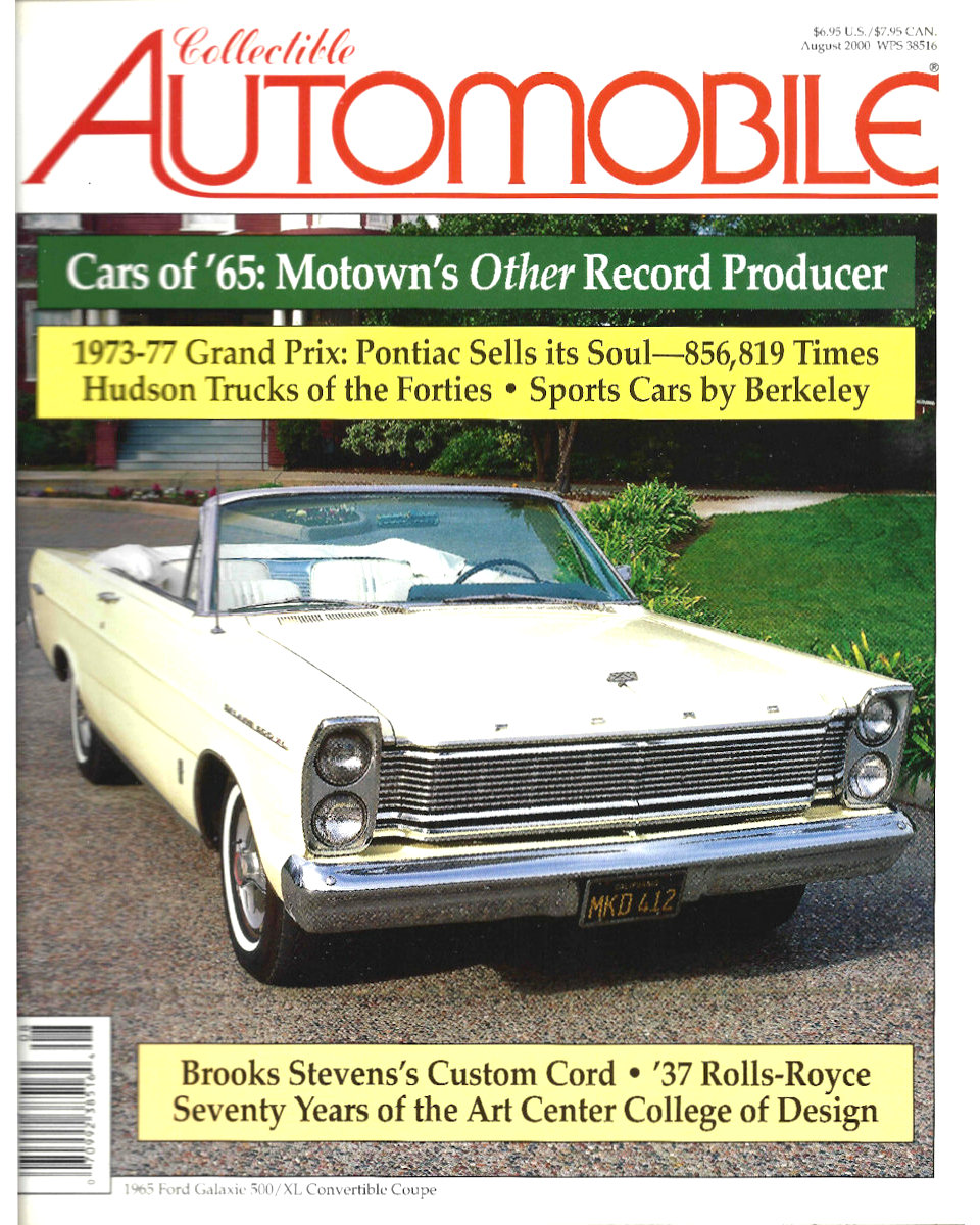 Collectible Automobile Aug August 2000