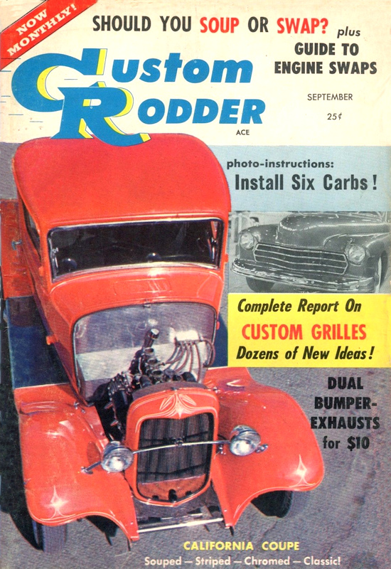 Custom Rodder Sept September 1957