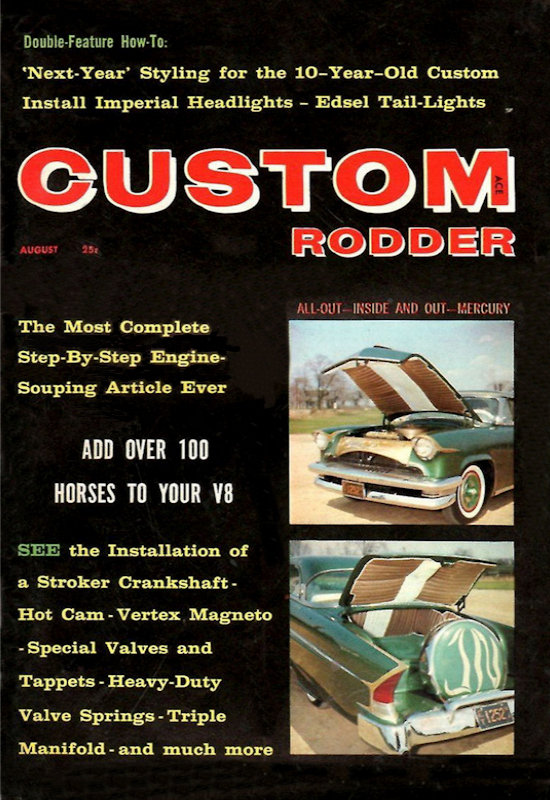 Custom Rodder Aug August 1959 