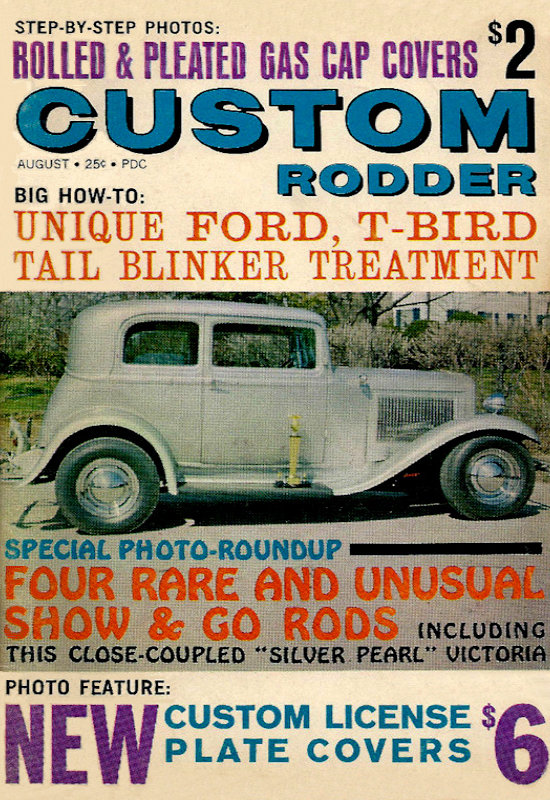 Custom Rodder Aug August 1961 