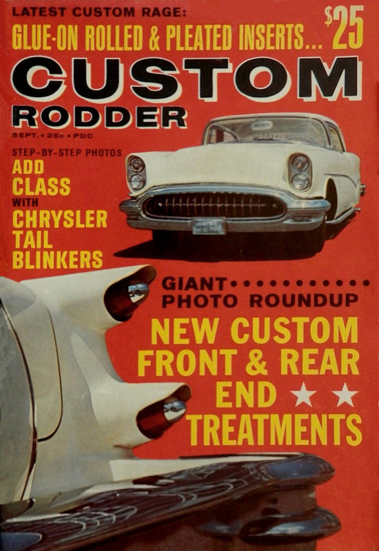 Custom Rodder Sept September 1961