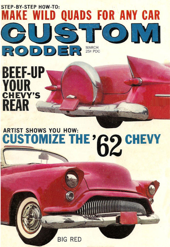 Custom Rodder Mar March 1962 