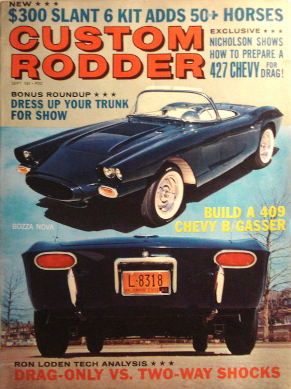 Custom Rodder Sept September 1963