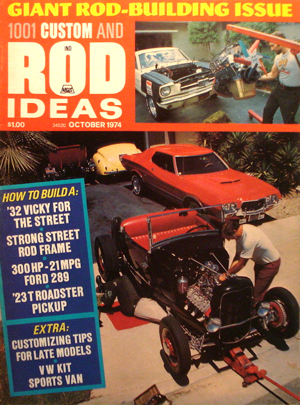 Custom and Rod Ideas Oct October 1974