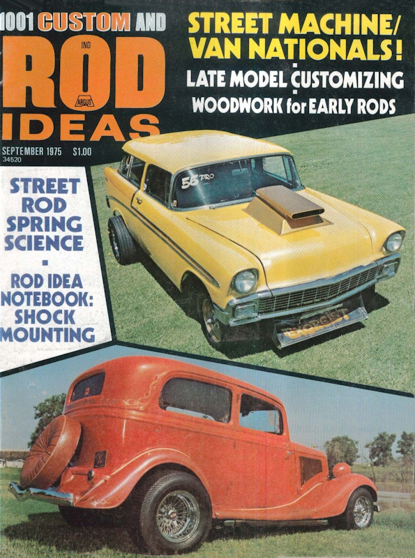 Custom and Rod Ideas Sept September 1975