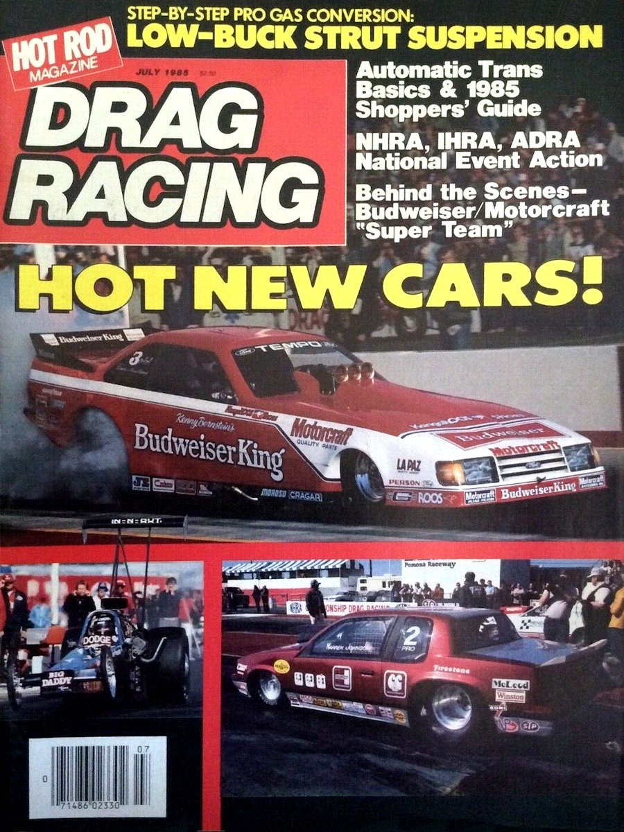 Petersen Drag Racing Jul July 1985