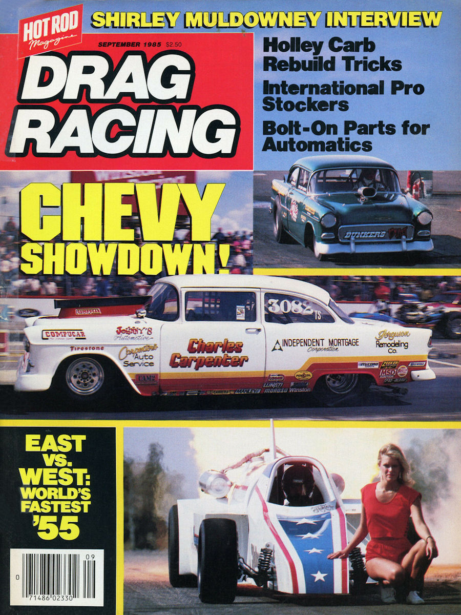 Petersen Drag Racing Sept September 1985