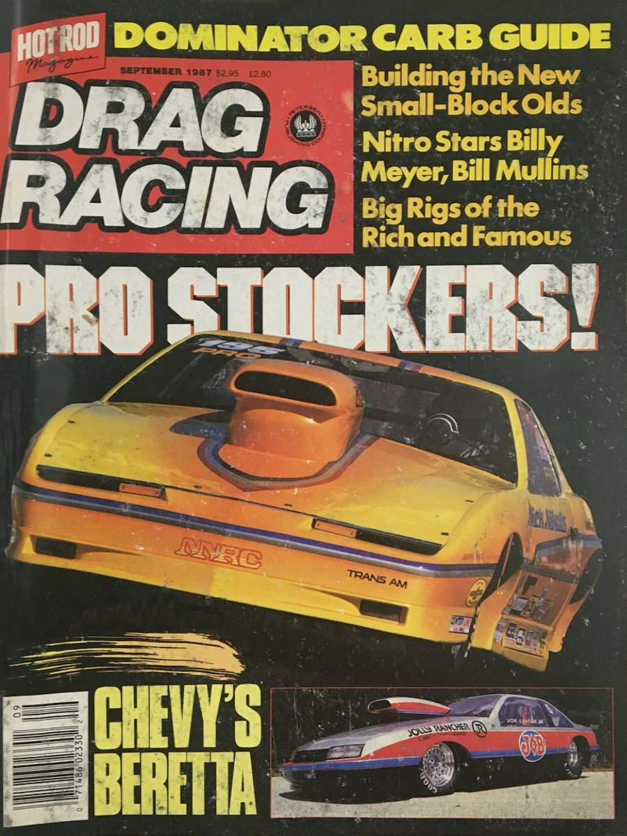 Petersen Drag Racing Sept September 1987