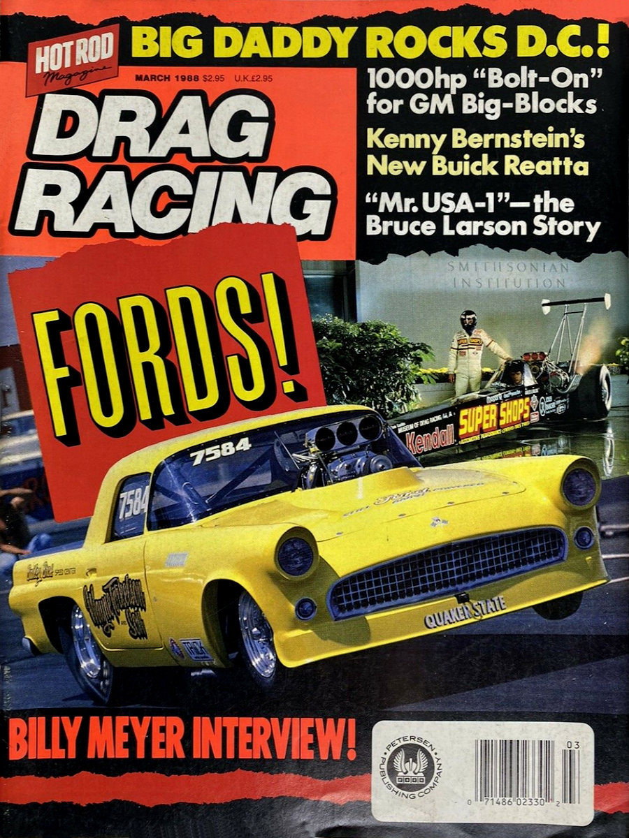 Petersen Drag Racing Mar March 1988