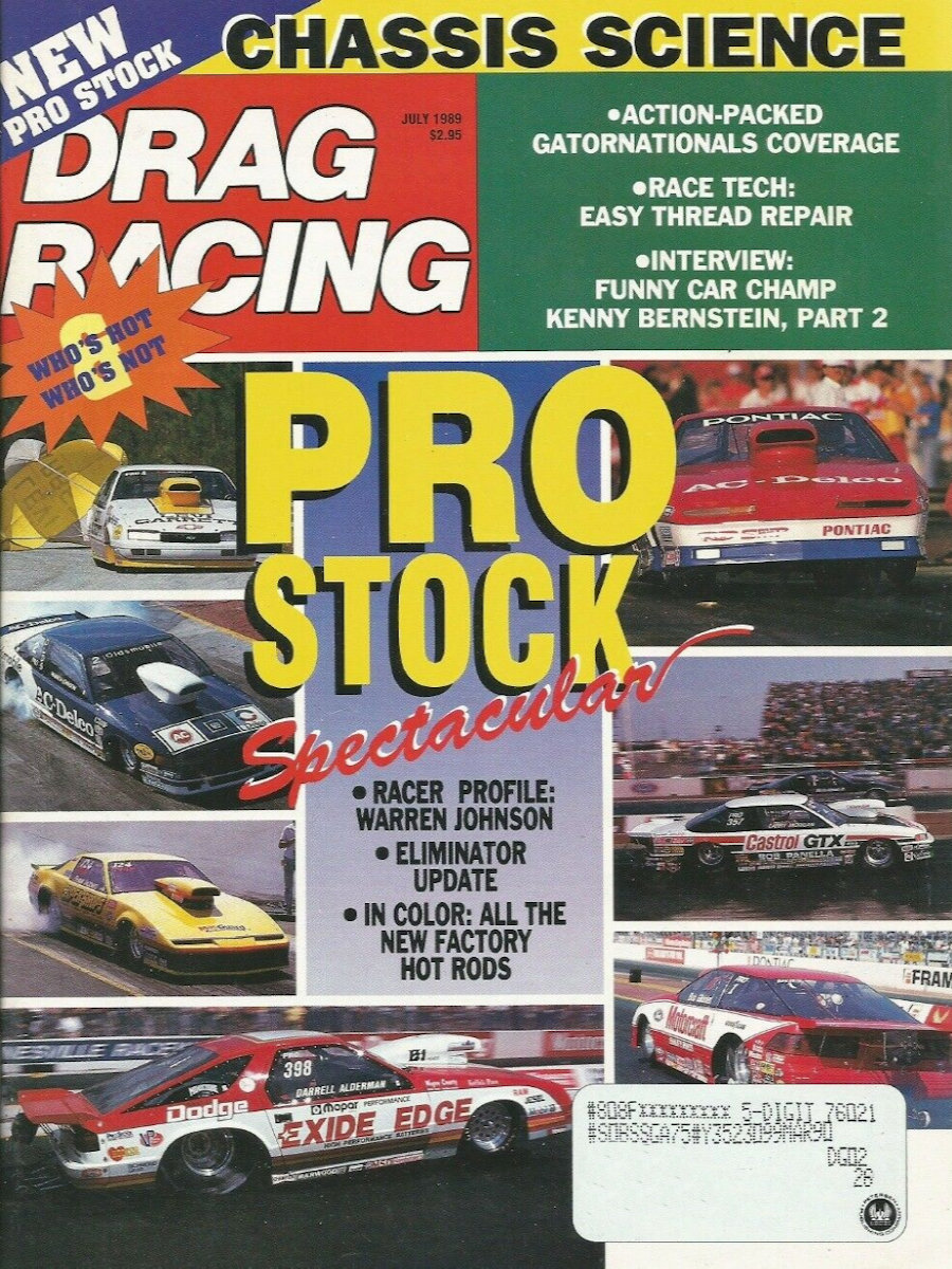 Petersen Drag Racing Jul July 1989