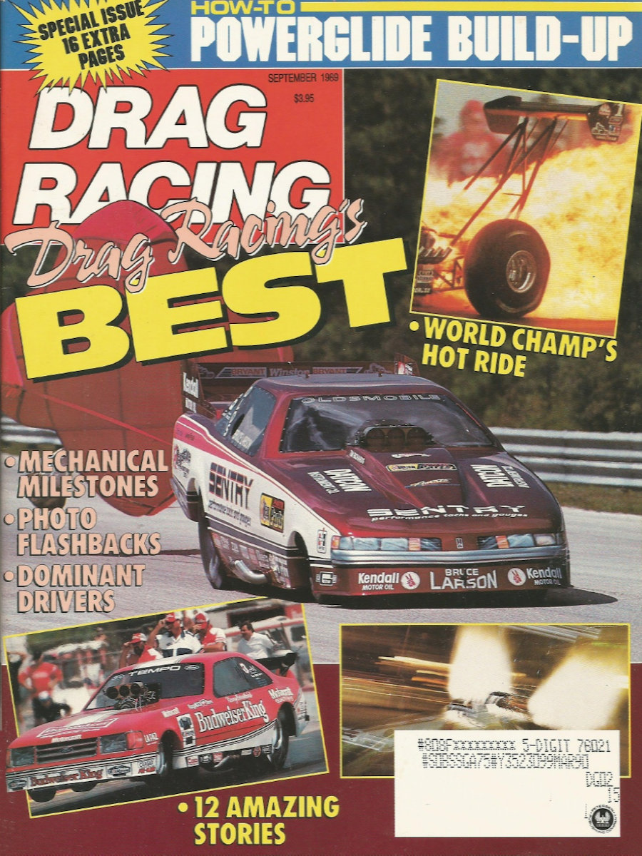 Petersen Drag Racing Sept September 1989