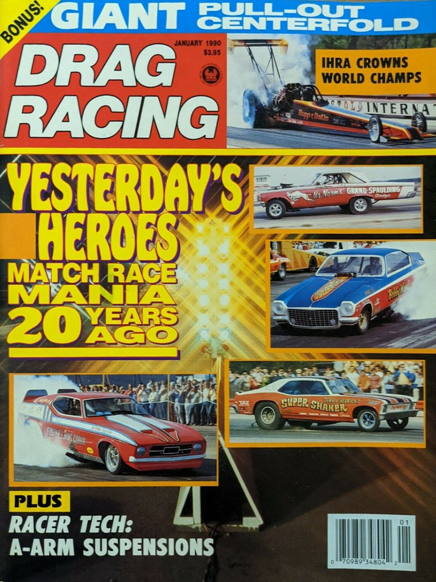 Petersen Drag Racing Jan January 1990