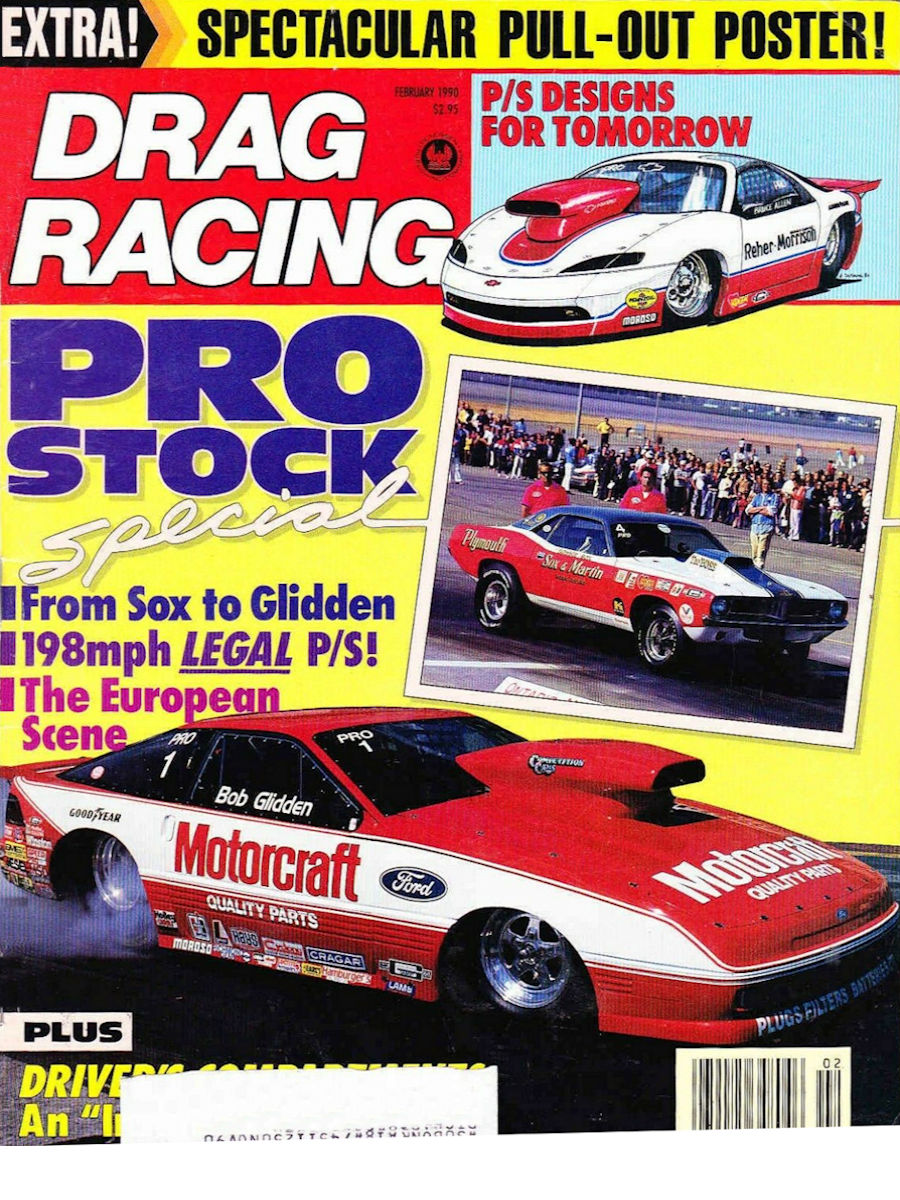 Petersen Drag Racing Feb February 1990