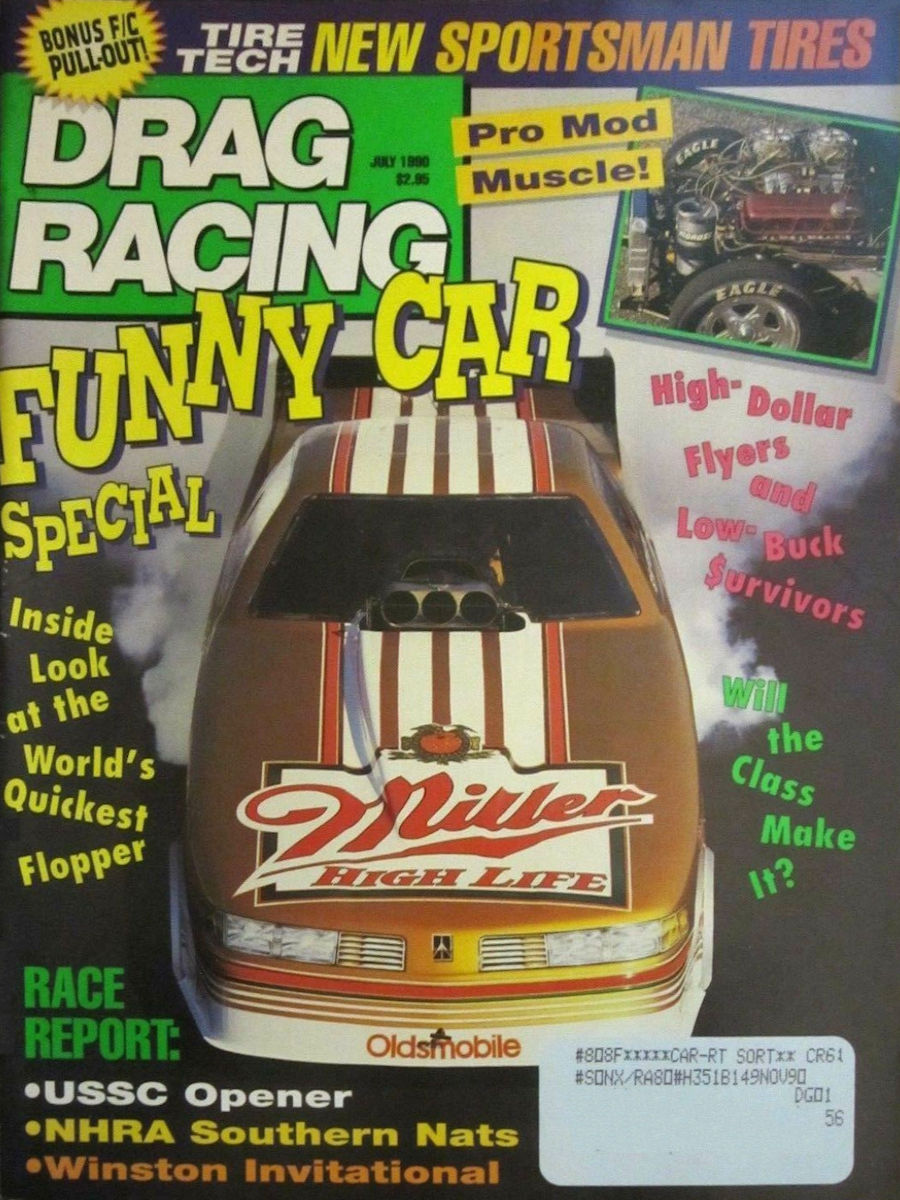 Petersen Drag Racing Jul July 1990