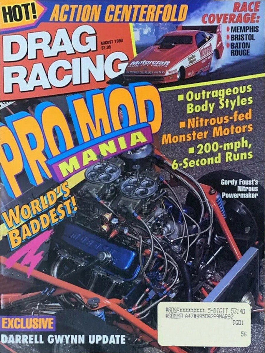 Petersen Drag Racing Aug August 1990