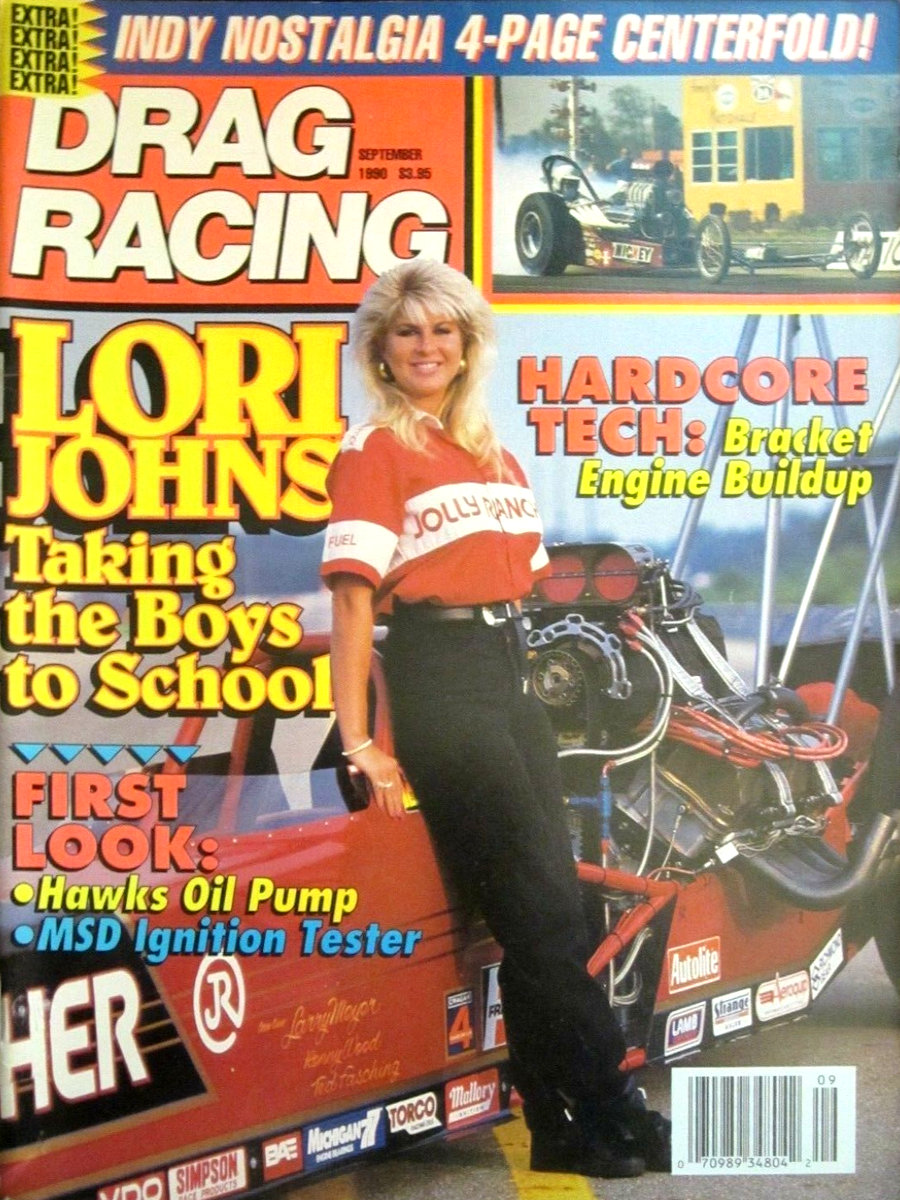 Petersen Drag Racing Sept September 1990